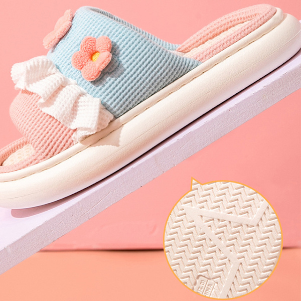 Toffla Bekväm Snabbtorkande Andningsbar halkfri Dam Sandal för Hem Sovrum Rosa 40/41 för 39-40