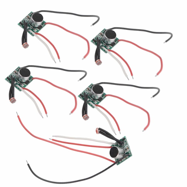 5 stk. Lydstyringskontaktmodul Solcellelys Sensor Modul Kredsløbskort DC 3V‑30V