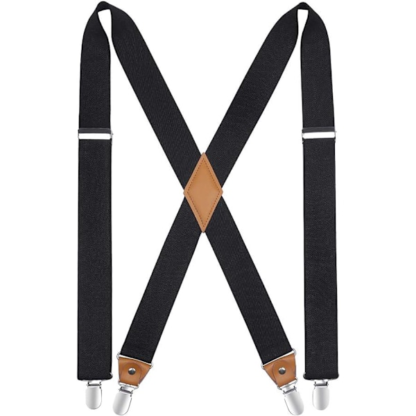 Herre seler med meget stærke 4 klips Heavy Duty X seler Style Justerbar seler