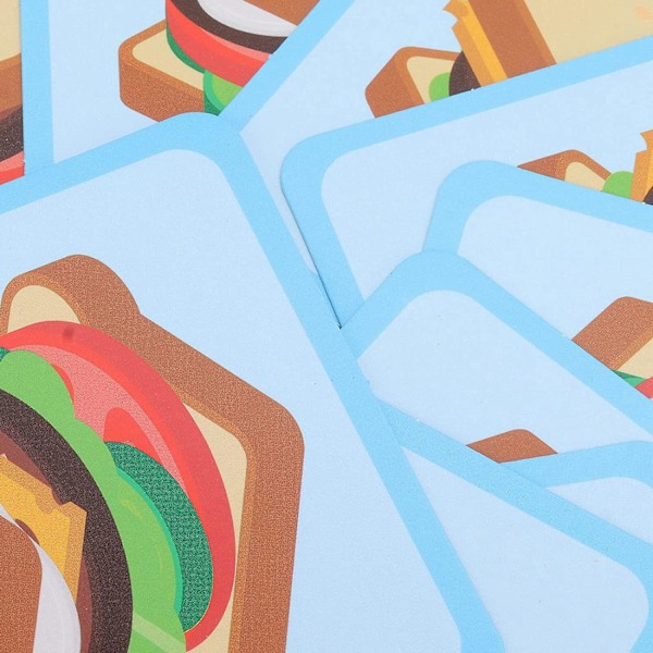 Mini Fast Food Kjøkkensett - Utvikle Fantasien med Søte Treleker for Leken Matlaging - Perfekt for Barnehage (Sandwich)