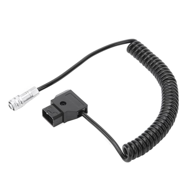 D Tap til 4K spiralfjær strømkabel for Blackmagic Pocket Cinema Camera 4K / Gold Mount V Mount B