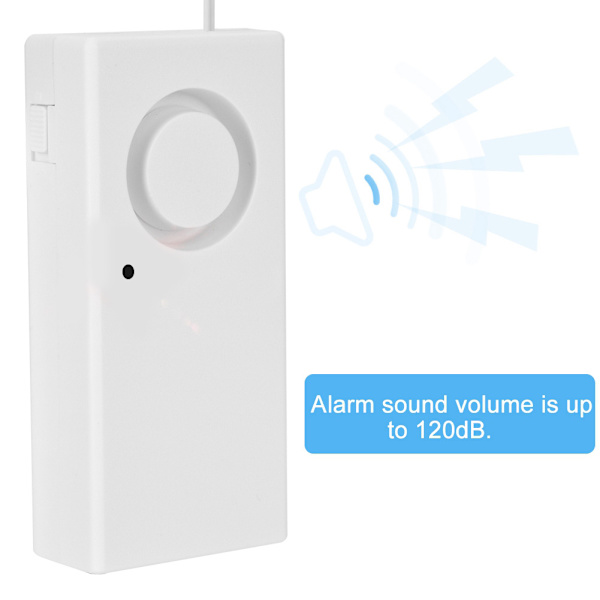 120dB säkerhetsvattenöverslinga Läckagelarmsensor Vattennivålarmsystem