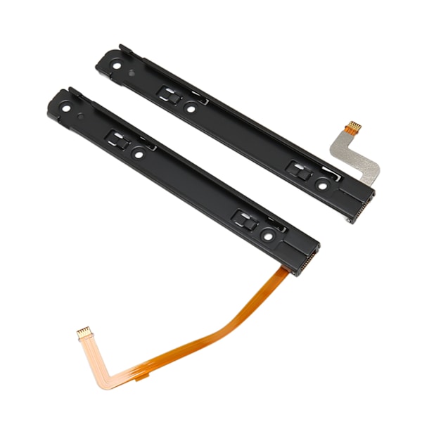 1 Par Spelkonsol Glidskena Professionell Ersättning Metall Glidskena med Sensor Flexkabel för SWITCH OLED-värd