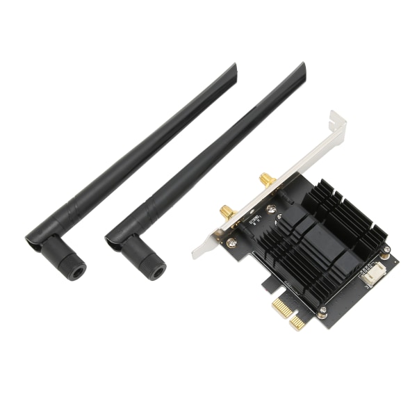 Stöd för PCIE WiFi-adapter AC1300Mbps Bluetooth 4.2 PCIE Wifi-kort 2.4GHz 5.8GHz Dual Band Desktop WiFi-kort för stationär PC