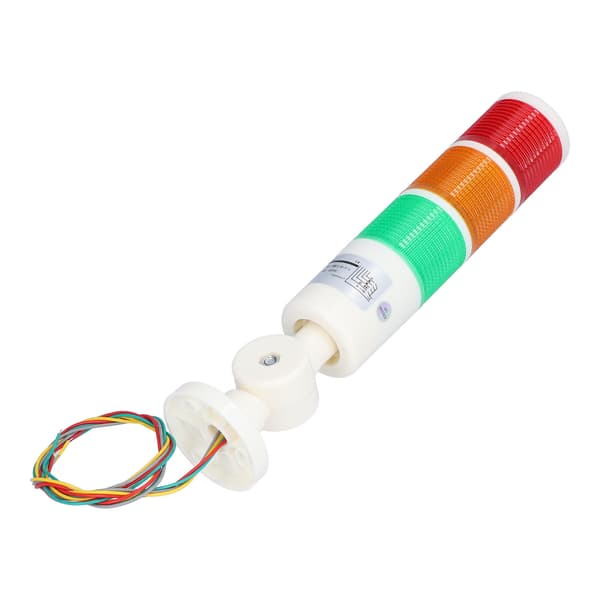 BERM Signal Tower Altid Lysende LED 3 Farve Alarmlys Foldbar Advarselsenhed AC220V