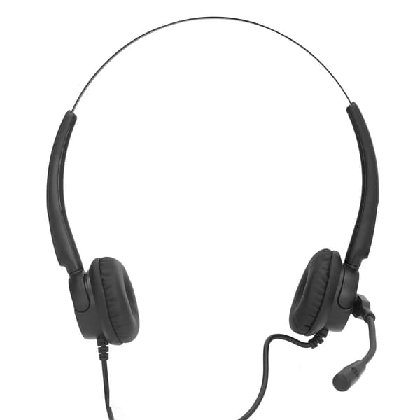 Kablet telefonheadset Støjreduktion Ergonomisk justerbar lydstyrkekontrol USB computerheadset til onlineundervisning