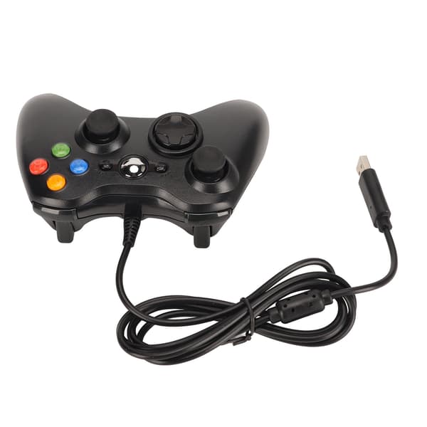 Kablet spilcontroller Multifunktionel komfortabel kablet gamepad med vibration til Android-spil Sort