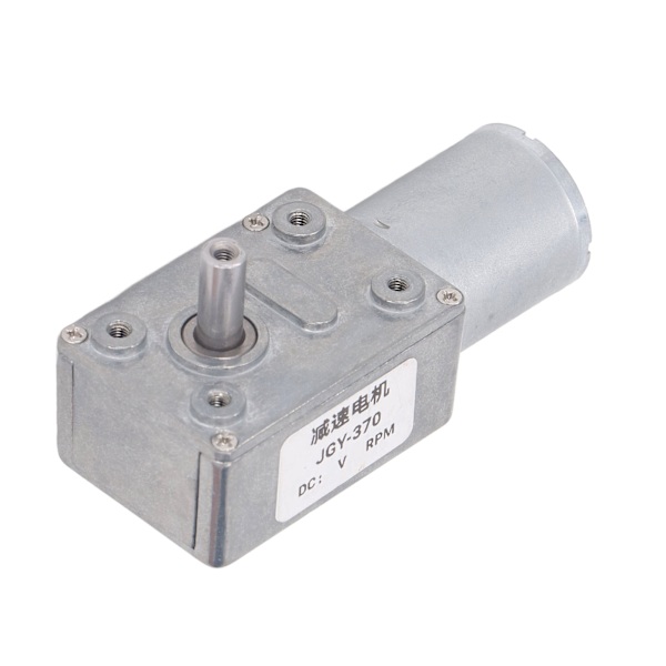 12V DC-vaihdemoottori 12mm Yksiakselinen Itselukittuva Käännettävä Matoruuvi Nopeudenvaihdemoottori 4‑25KG.CM 8RPM