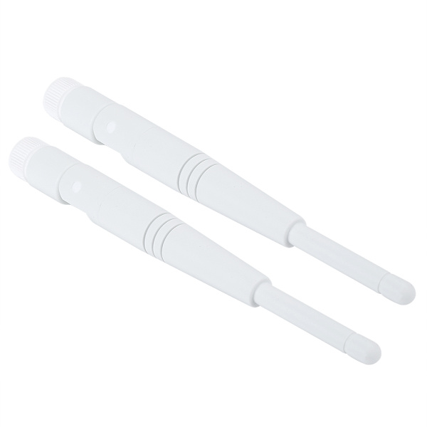 2 STK 2,4G/ 5G Dual Band WiFi-antenne 4DBi Omni RP-SMA grensesnittantenne