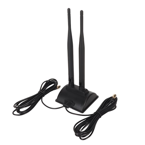Dubbel WiFi-antenn 2.4GHz 5GHz 5.8GHz 6DBI High Gain Justerbar vinkel Magnetisk bas RP SMA hanantenn för router