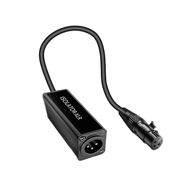 Audio Kabel Isolator XLR Eliminerer Støj Jordforbindelsessløjfe Audio Isolator Eliminerer Støj