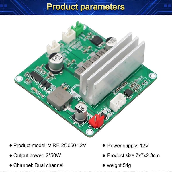 TPA3116D2 Audio-vahvistinkortti 2.0 Kanava 2x50W Stereo