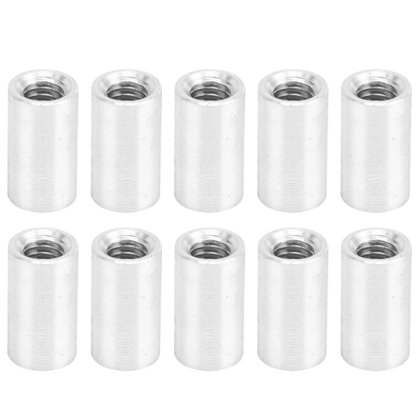 10 stk runde avstandsstykker i aluminiumlegering med hunngevind, søyleforbindelsesavstandsstykke M4x0,7 mm, lengde 11 mm