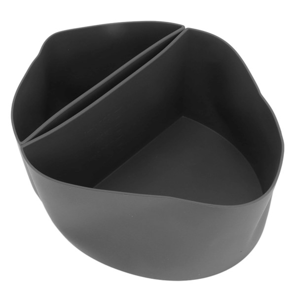 6QT Silikon Slow Cooker Liners Gjenbrukbare Lekkasjesikre 2 i 1 Slow Cooker Divider Liner Kjøkken Tilbehør for Hjem Grå