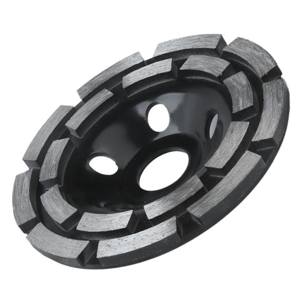 Diamantslibningsskive Slibeskive Sæt med lav vibration Sort til sten BetonDiameter 115mm