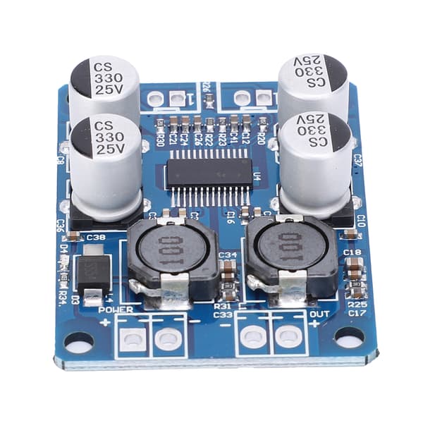 Effektforstærkerkortmodul 60W Mono Digital Audio Elektronisk Komponent TPA3118 8~24VDC