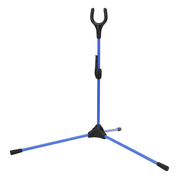 Folding Recurve Bue Stand Holder Bueskyting Rett Bue Stander for Jakt Outdoor SportsBlue