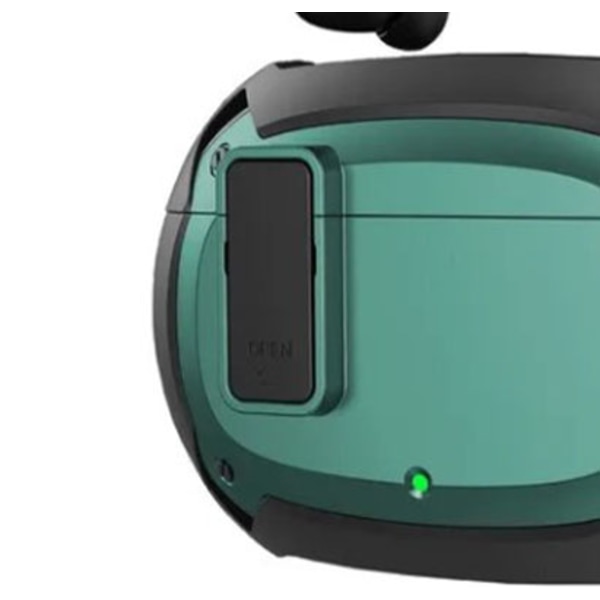 Bluetooth-øretelefonetui, ridsefast, moderigtigt, bærbart trådløst øretelefonetui til Studio Buds, sort/grøn