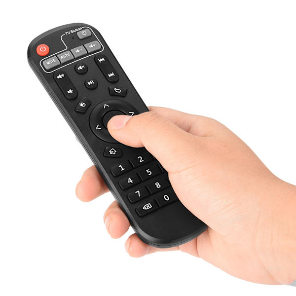 Exakt kontroll Set Top Box Fjärrkontroll >8m Avstånd TV Box Fjärrkontroll för EVPAD