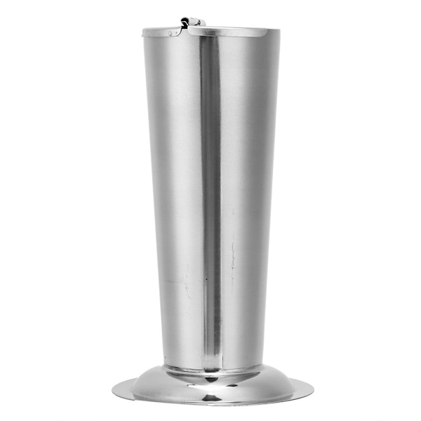 Pincett Cylinder Behållare i Rostfritt Stål Dammtät Sax Pincett Behållare med LockM