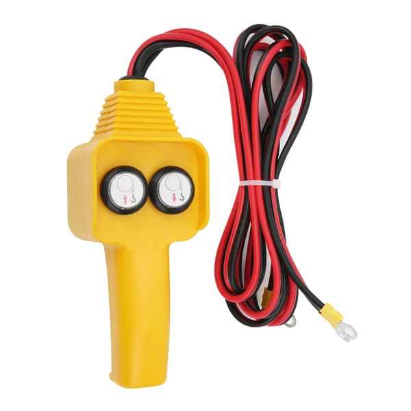 Vinsj Kablet Kontroller Håndkontrollmontering Trykknappstil 12V for Capstan 1500lbs‑5000lbs