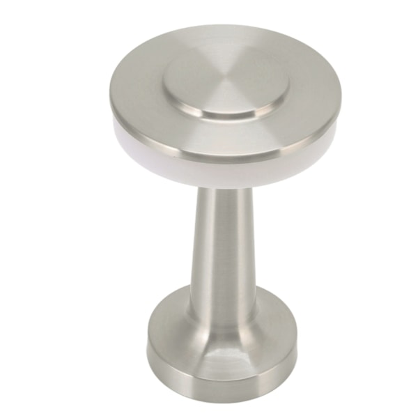 Bärbar LED-bordslampa Retro Touch Control 3 nivåer Färgtemperatur Uppladdningsbar bordslampa Nattlampa för hotell Silver