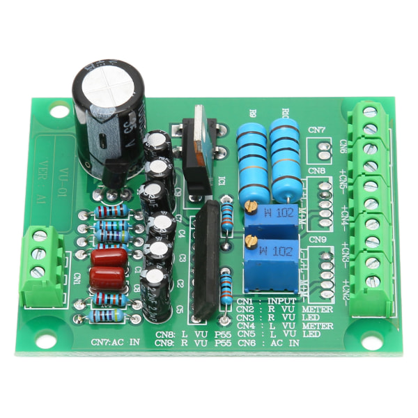 VU Driver Board Professionel Mute Funktion Fast Stereo VU Driver Modul til VU Meter AC 12V