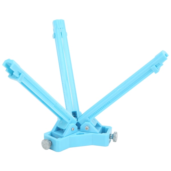 3D Arrow Fletching Jig Justerbar Clear Scale Portable Arrow Fletching Bonding Tool for 3,6-10 mm pilskaft Blå