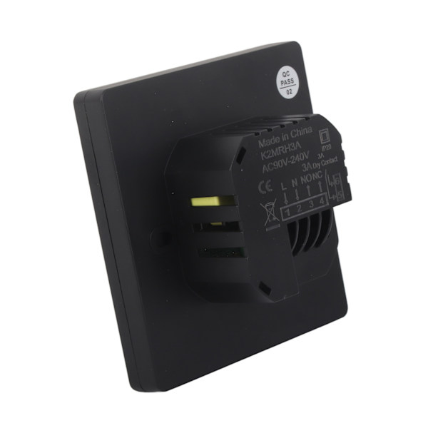 4400W lämpötilan säädin LCD kosketusnäyttö lattialämmitystermostaatti 5 - 60 °C asetus AC 90-240V 3A kytkennällä