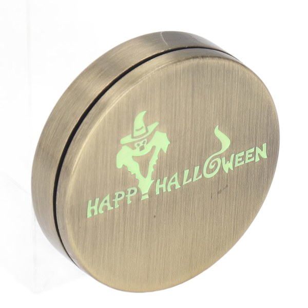 Metallskjutreglage Sensoriskt Leksak Rund Forma Glow in The Dark Lindra Stress Fingertopp Tryckreglage Leksak Guld
