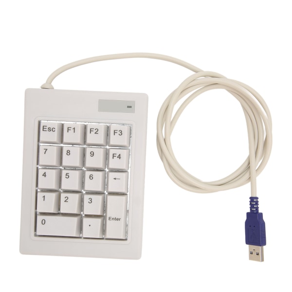 Mekaniskt numeriskt numeriskt numeriskt 18 tangenter Linjär åtgärdsomkopplare ABS Plug and Play Trådbundet numeriskt numeriskt för Office Bank Accountant
