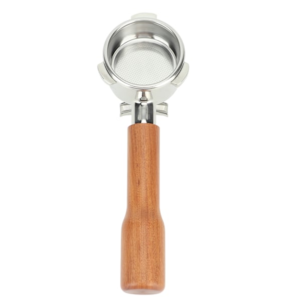 Kaffeportafilter 54mm Kaffe Dubbla Pip Portafilter Rostfritt Stål Kaffe Pip Portafilter För Breville 870 880 Kaffemaskin C1 Rosewood