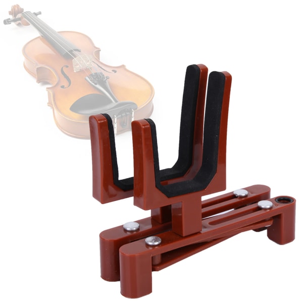 Ammattimainen kannettava kokoontaittuva viuluteline, instrumenttitarvike, punainen