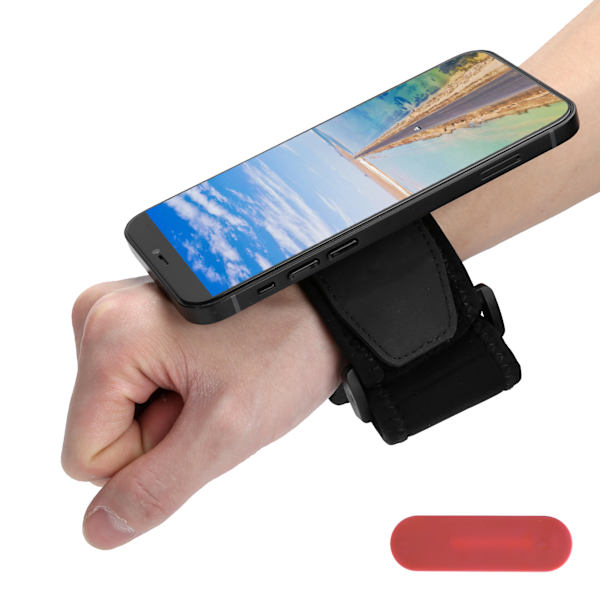 MOMOSTICK Mobiltelefon Stick Gel Pad Finger Rem Stroppholder Grep Stativ med Telefon ArmbåndRosa