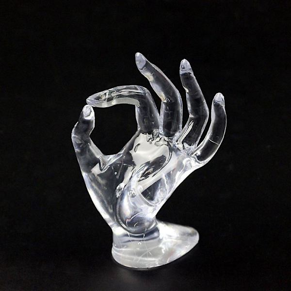 Smyckesdisplayställ, Transparent Polyresin Armband Ring Klockhållare, 6.6 Tum