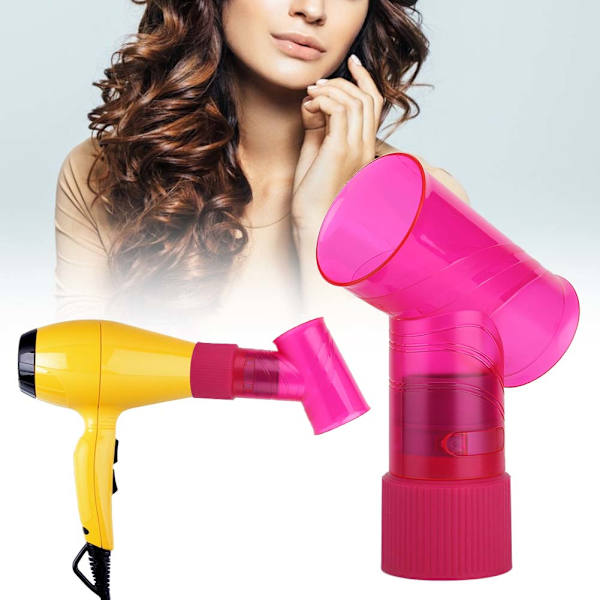 Professionel hårtørrer diffuser krøllet føntørrer frisør styling tilbehør (pink)