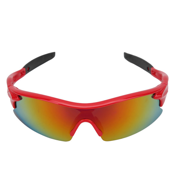 Snowboardbriller Børn Sportsbriller Rødt stel Anti-Collision Anti-Ultraviolet med 2 reservelinser