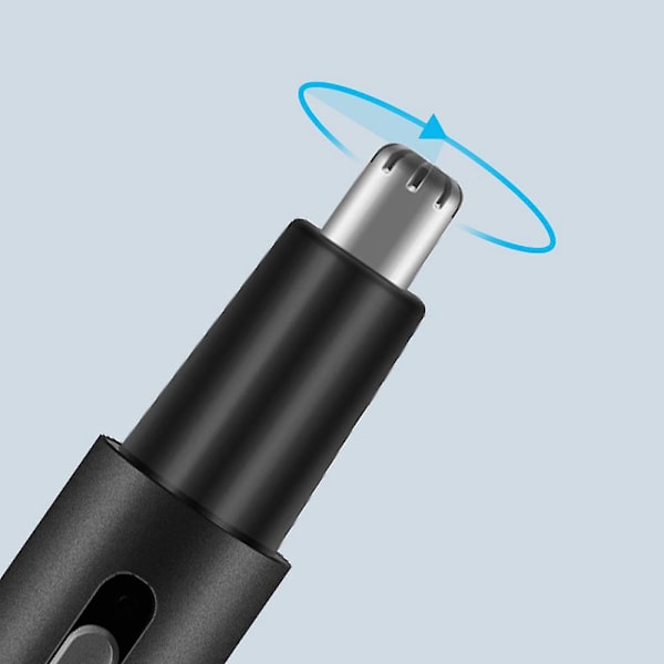 Elektrisk næse- og øjenbrynstrimmer - USB genopladelig 2-i-1 smertefri trimning til mænd og kvinder
