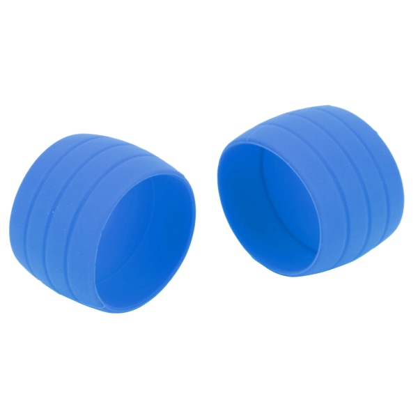 Sykkel silikon elastisk stropp Festering AntiSkip Plugger Stroppløkker for Road Bike Bar Tape (blå)