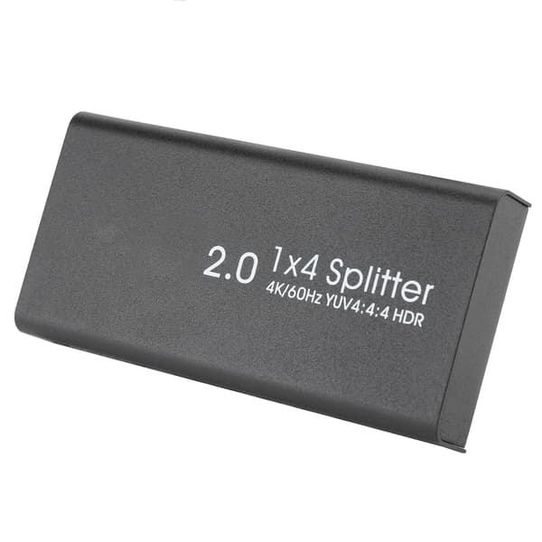HDMI2.0 High Definition Splitter 4K 60HZ 1x4 HDMI 1 In 4 Out Split Screen 100‑240VAU