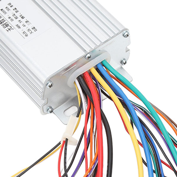 48V 500W Borstlös Controller Aluminiumlegering Elektrisk Cykel Borstlös Motorkontroller för Elektrisk Cykel Scooter