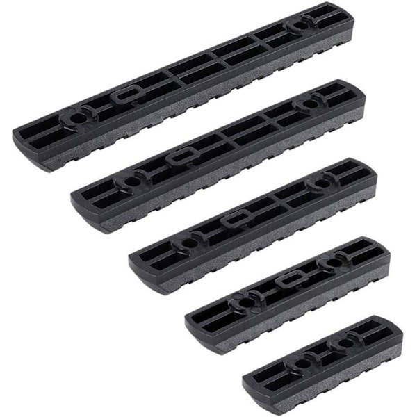 M Lok Picatinny Rail 5 7 9 11 13 Slots Mlok Kikkertmontering Weaver Nylon Picatinny Sideskinner