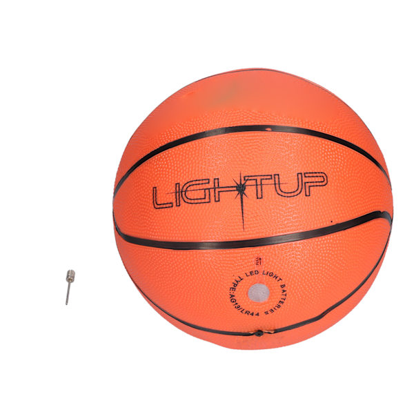 Lysende basketball LED-lysende slitesterk gummi dekorativ attraktivt leketøy for plener feiringer