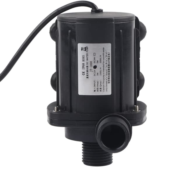 Mini 3 Meter Hydraulisk Lyfthöjd DC Borstlös Boost Vattenpump 12V 40℃-100℃