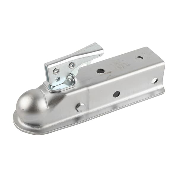 Släpvagnskoppling bromsad kraftig pressad stålkrok 50 mm koppling