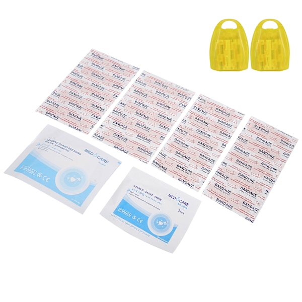 2 sarjaa vedenpitävä sideharso Set Emergency Aid Kit Emergency Treatment Toolbox