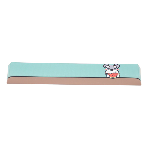 Spacebar-tast, PBT, farverig, sød tegneserie, DIY, universel, mekanisk tastatur, udskiftningstilbehør, vandmelonhund