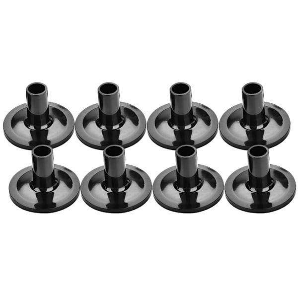 Kannettavat muoviset rummun symbaaliholkit - 8 kpl set , musta