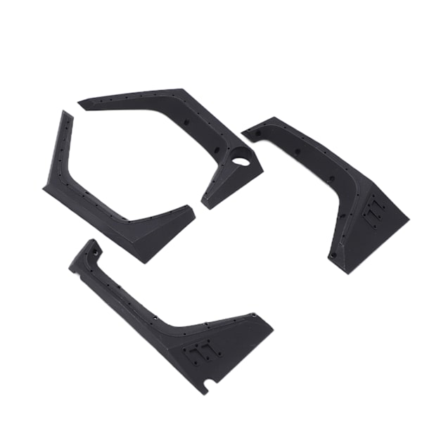 Racing DIY Hjulbryn Plast Hållbar Robust Enkel Installation Bärbar Racing Bil Karosseri för RC Crawler Bil