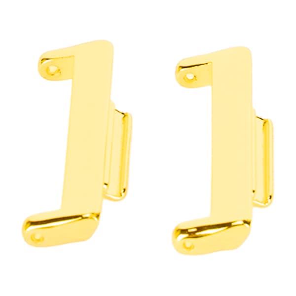 2 stk. urremforbindelse i metal, enkel, stilfuld urremadapter, erstatning til FIT 2 20 mm indvendig diameter, guld